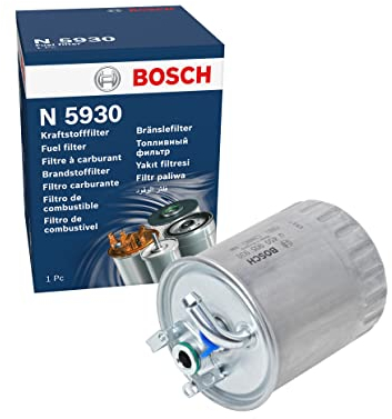 Filtro Diesel per Auto Bosch N5930 - Separa le particelle e l'acqua dal carburante, protegge il sistema di iniezione