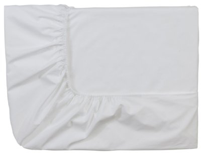 ESSIX - Spannbettlaken, Royal Line, Baumwoll-Perkal, Weiß, 80 x 200 cm