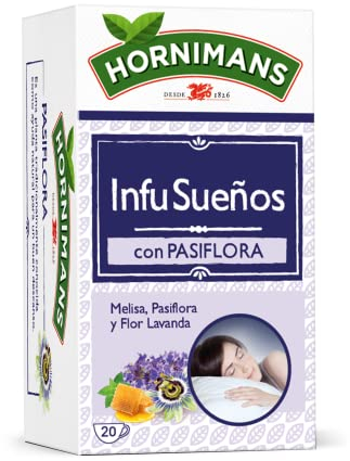 Hornimans Infu Sueños | Infusión con Pasiflora 100% Natural | 20 bolsitas | Sin Teína