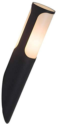 BRILLIANT lampe Gap torche murale extérieure anthracite | 1x A60, E27, 20W, adapté aux lampes normales (non incluses) Échelle A ++ à E | Classe de protection IP: 44 - étanche aux éclaboussures