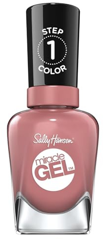 Sally Hansen Miracle Gel, Mauve-Alous, Gel-Like Nail Polish, NO UV Light Required, Chip-Resistant, Long Lasting - Up to 8 days, Easy to Use, Salon Quality Results, Vegan Formula, 14.7ml