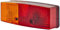 HELLA Rückleuchte - Glühlampe - 24V / 12V - Anbau/geschraubt - ECE - Lichtscheibenfarbe: rot/gelb - Stecker: Flachstecker - links - Menge: 1 - 2SD 003 184-031