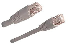 Connectland Câble réseau RJ45 Droit F/UTP CAT6 Blinde 1 m Blanc