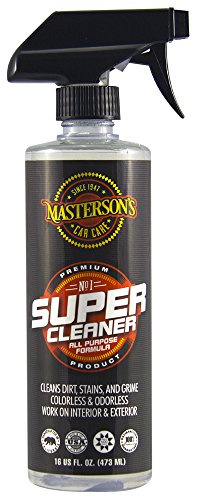 Masterson's Car Care MCC_108_16 Super Cleaner All Purpose Formula - Colorless and Odorless Cleaner Works On Interior and Exterior Surface - Removes Dirt Grime and Food Stains (16 oz)