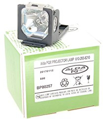 Alda PQ-Premium, Beamerlampe/Ersatzlampe für SANYO PLC-XW20 Projektoren, Lampe mit Gehäuse