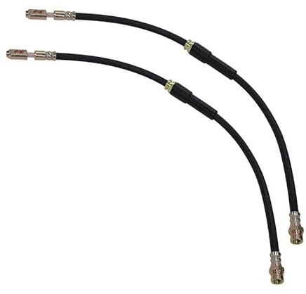 BESTPRICE ATP 2x Bremsschlauch vorne Länge 562mm ohne Hohlschraube | Kompatibel mit: AUDI A3, A3 Cabriolet, A3 Sportback, SEAT ALTEA, ALTEA XL, LEON, TOLEDO III, SKODA OCTAVIA II