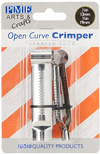 PME OC310 Open Curve Serrated Crimpers, Large and Small Sizes, Set of 2 , Silver , 8.5 x 2 x 1.5 cm