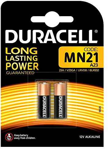 10 X Duracell MN21 A23 12V Batteries
