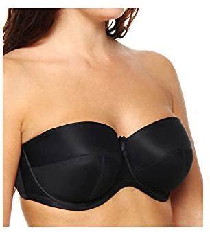 Panache Women's Evie Strapless Bra Black 5320 Strapless 30GG