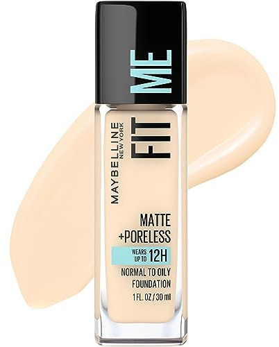 Maybelline Fit Me Matte Plus Poreless Foundation - 110 Porcelain