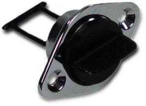 Lenzstopfen Messing verchromt 20 mm