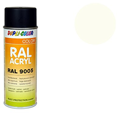 Dupli-Color 641893 RAL-Acryl-Spray, RAL 9001, 400 ml, Cremeweiß Seidenmatt
