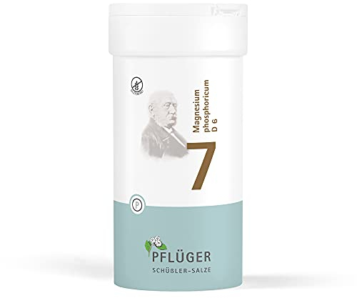 PFLÜGER Schüßler Salze Nr. 7 Magnesium phosphoricum D6 - 400 Tabletten - Das Salz der Nerven und Muskeln - glutenfrei