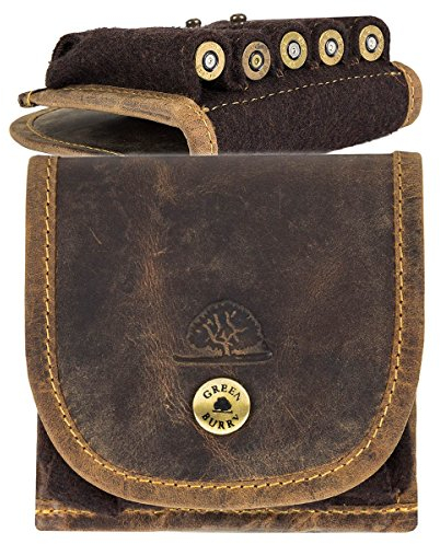 Greenburry Vintage Leder Munitionstasche Patronentasche Patronenetui Munition...