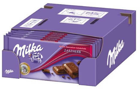Milka Zartherb, 21er Pack (21 x 100 g)