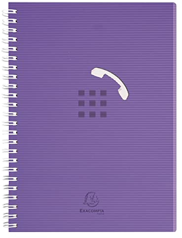 Exacompta - 20120E - Linicolor Adressbuch - 15 x 21 cm - Zufällige Farbauswahl