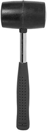 Milestone Camping 20420 12oz Rubber Mallet/Sturdy Steel Handle/Ideal for Putting Up Tents & Canopies
