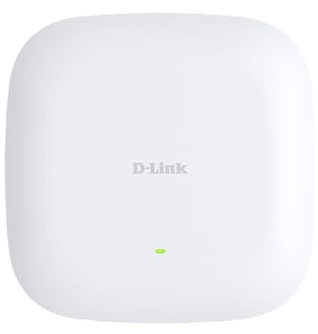 D-Link BE9500 Wi-Fi 7 Tri-Band Indoor Access Point (DAP-E9560), PoE, 10-Gigabit-port, tak/väggmontering, MU-MIMO, OFDMA, WPA3, Nuclias Connect Managed, Ultrasnabb Wi-Fi 7 för företag