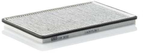 MANN-FILTER CUK 3032 Innenraumfilter/Kabinenluftfilter - Pollenfilter mit Aktivkohle - für Pkw + Transporter | Cuk 3032 passend für Megane |