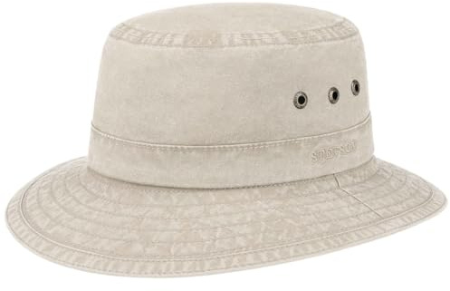 Stetson Reston Outdoorhut Reisehut Anglerhut (XXL (62-63 cm) - beige)