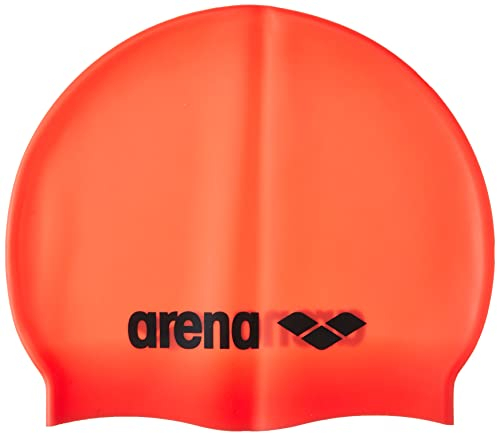 ARENA Unisex Classic Schwimmmütze, Fluored-Black (40), Einheitsgröße EU