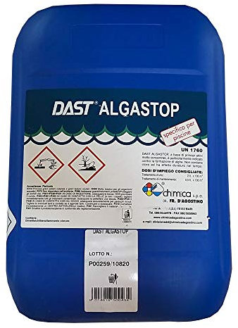 Chimica D'Agostino Antialghe Liquido concentrato DAST ALGASTOP 5 kg