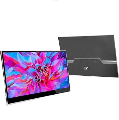 Lipa AX-60T Portable Monitor 4K 15.6 Touchscreen, 4K Monitor, for Game Consoles, Smartphones and Computers, with Protecting case, Touchscreen Monitor,
