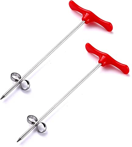 KOMUNJ 2 Stück Gemüse Spiralschneider, Handbuch Kartoffel Karotte Gurke Carving Roller für Gesunde Snacks Chips Partys Dekor