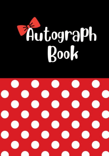 Autograph Book: Hardback Durable Character Signature and Photo Memory Album for Kids for Theme Park Adventures