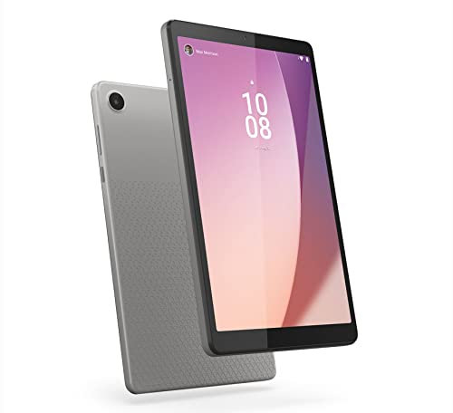 Lenovo Tab M8 (4th Gen) - Tablet de 8 HD (MediaTek Helio A22, 2 GB de RAM, 32 GB ampliables hasta 1 TB, 2 Altavoces, WiFi + Bluetooth 5.0, Android 12) Funda y Película - Gris