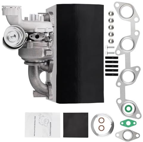 WUYDKEL Auto Turbolader Kompatibel Mit VW Für Golf 136 PS 100 KW 2.0T DI BKD/AZV 2003 2004 2005 2006 2007 2008 2009 Für Touran 2.0T 2003 Turbolader 03G253019AX