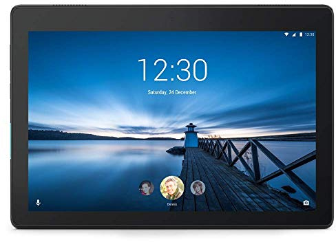 Lenovo Tab E10 Tablet - 10.1 inches HD Display, Android Oreo OS, Qualcomm Quad-Core Processor –Black (Renewed)
