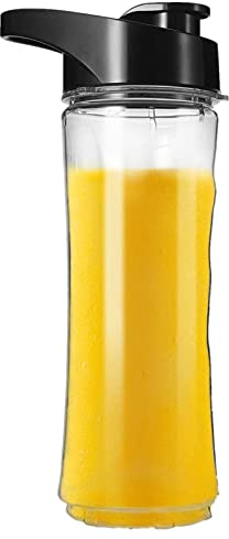 Blender Cup Smoothie Bottle, Tritan Spare Cup Replacement with Leak-Proof Lid 600ML