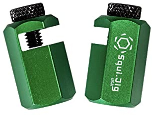 Tall Stair Gauges for Layout Framing Square Attachment Rip Guide Speed Square Jigs Made in USA (Green)