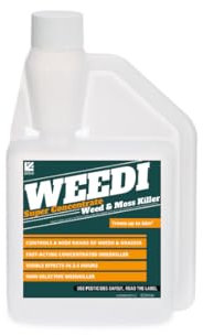 Weedi Super Professional Weed & Moss Killer | Glyphosate Free | Home Gardener | Herbicide | Artificial Grass | Pelargonic | Biodegradable | From a Natural Organic Farming Family (62m2)