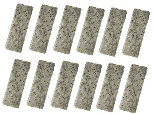 A-ONE - 12 Katalysator-Pads für Metall-Benzin-Handwärmer, Platin-Katalysatorbrenner, Ersatz-Katalysator für Öl-Handwärmer
