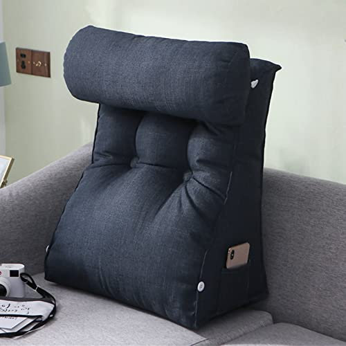 CLEMMO Lendenkissen,Lesekissen für Bett und Sofa,Ergonomisches Rückenlehne Kopfkissen,Zur Rückenunterstützung beim Lesen,Entspannen,Fernsehen