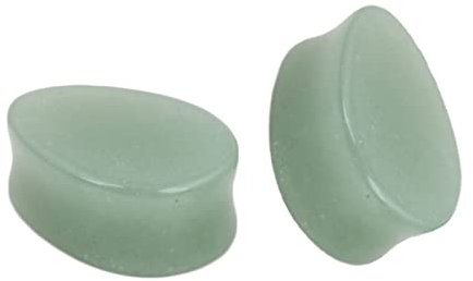 Daesar Ohr Tunnel 14x19MM, Ohr Plug Piercing Tropfen Stein Ohrringe Tunnel Expander Set
