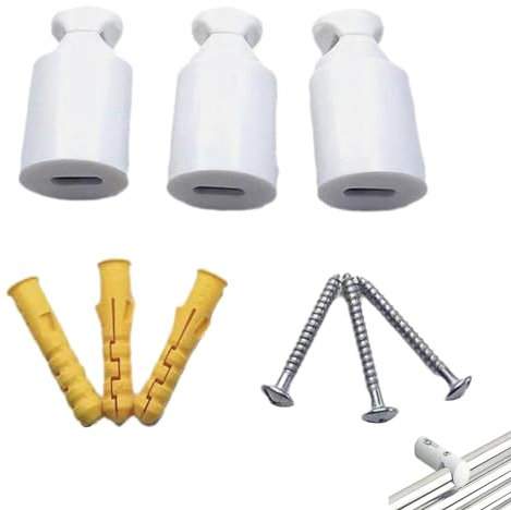 Uozonit Soporte de montaje para radiador | Juego de 3 ganchos para calentador de baño | Ganchos para calentador de baño, gancho de cesta pequeña, paquete de accesorios de montaje para baño