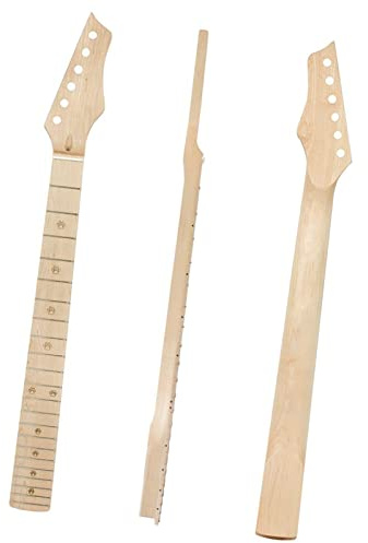 Unfertiger Gitarrenhals E-Gitarrenhals, Ahorn, Niedliche Inlay-Punkte, 22 Bünde Für Austausch Von Gitarrenteilen