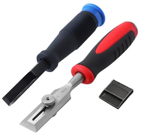 Set di scalpelli per legno, scalpello limitatore portatile regolabile, scalpello ad angolo retto, scalpello per intaglio del legno, scalpello angolare quadrato per tagliare mortasa quadrata, taglio