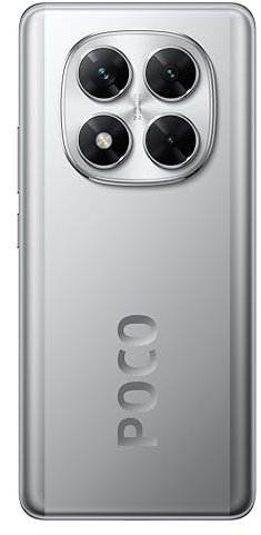 XIAOMI Poco X7 5G Smartphone 8GB RAM 256GB ROM, Processore Dimensity 7300-Ultra, AMOLED curvo CrystalRes 1.5K Flow da 6,67”, fotocamera da 50MP, batteria da 5110mAh, carica turbo da 45 W, Argento