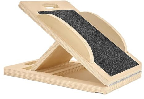 Schrägbretter für Übungen – Neigung aus Holz für Squats, verstellbare Fitnessgeräte für Balance und körperliche Übungen für die Beine für Kniebeugen im Fitnessstudio zu Hause