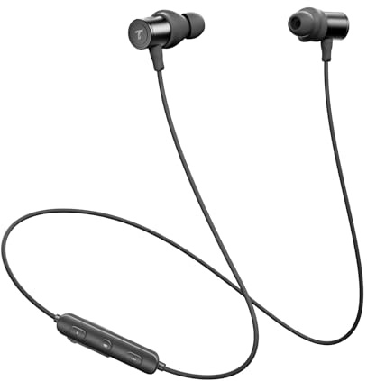 truefree HD-100 In Ear Kopfhörer, Bluetooth 6.0 Kopfhörer, Magnetische Nackenbügel Sportkopfhörer, Spatial Audio, IP67 Wasserdicht, 20 Std.Doppelverbindung, KI-Anruf-Rauschunterdrückung, App