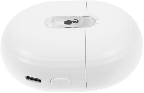 GARVALON Coupe-Ongles Électrique Automatique Blanc Compact et Léger pour Bébés Garçon et Filles et Personnes Âgées Fonction Lime Intégrée Sécurité Anti-Pincement pour Soins des