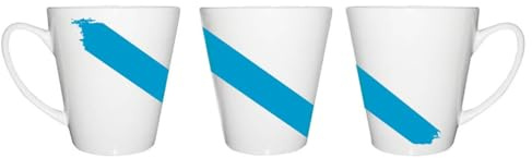 MERCHANDMANIA Taza cónica bandera de galicia españa comunidad autonoma conica personalizada