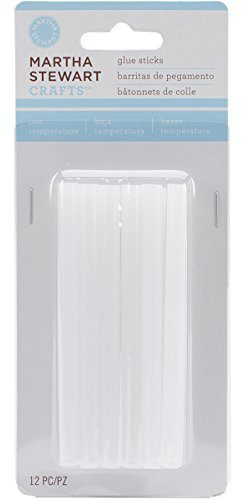 Martha Stewart Crafts Pack of 12 Glue Gun Sticks, Low Temperature