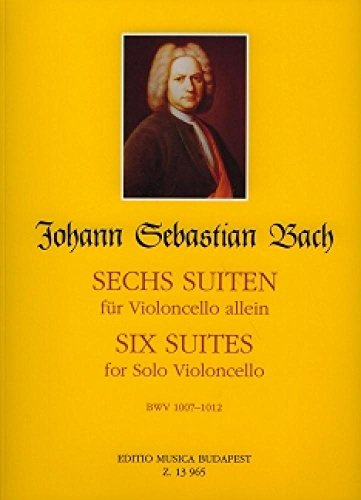 EMB (Editio Musica Budapest) BACH - SIX SUITES BWV 1007-1012 - CELLO SOLO