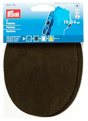 Prym 929376 Patches Velourslederimitat (bügeln) 10 x 14 cm Oliv