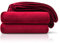 Amago - Couverture Extra Douce, Sensation Cachemire, 220 x 240 cm - Bordeaux